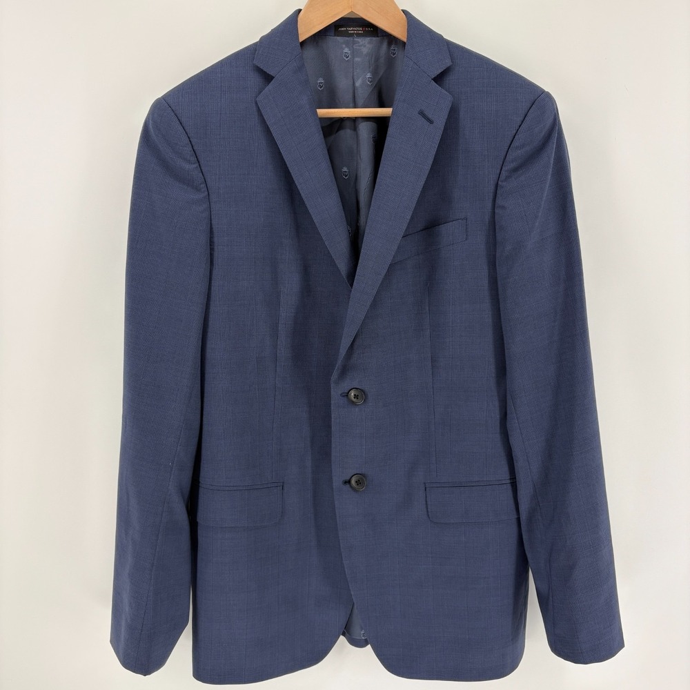 John Varvatos Star USA Blue Wool Blazer 38R Bedford JN
